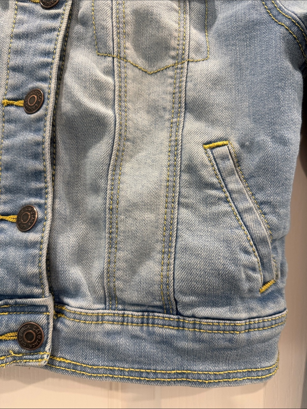 Cat & Jack Light Blue Girls' Denim Jacket - Picture 3 of 7